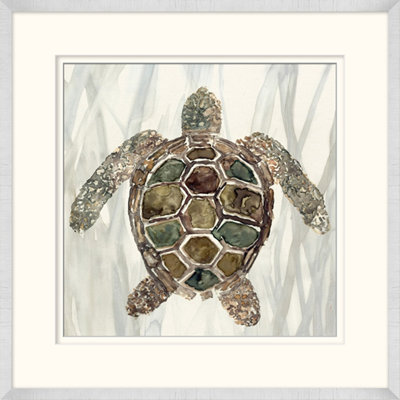 Layered Sea Turtle 2 Painting