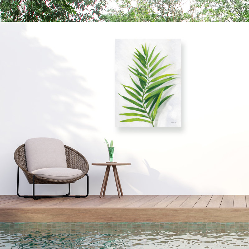 Toile d'extérieur Danhui Nai Natural Riches Leaves I, H 24 po x l 18 po