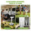 Évier portatif 5 gallons pour station de lavage électrique avec 2 sacs de rangement pour camping-car
