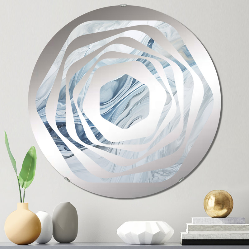 Aveli - Miroir décoratif Amorphe, 23,6 po x 23,6 po
