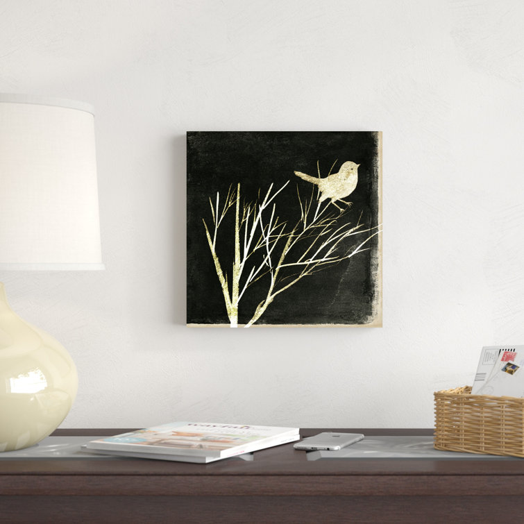Red Barrel Studio® Black Night IV On Canvas by Melissa Wang Painting ...