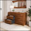 Commode 6 tiroirs avec grands tiroirs en tissu