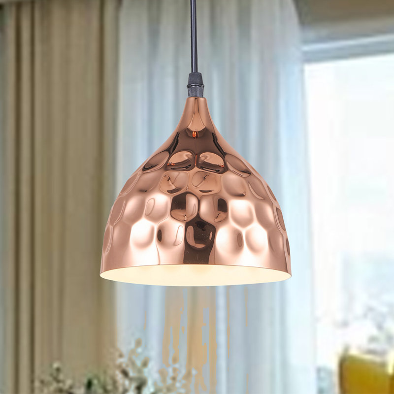 Luminaire suspendu en dome à 1 lumière