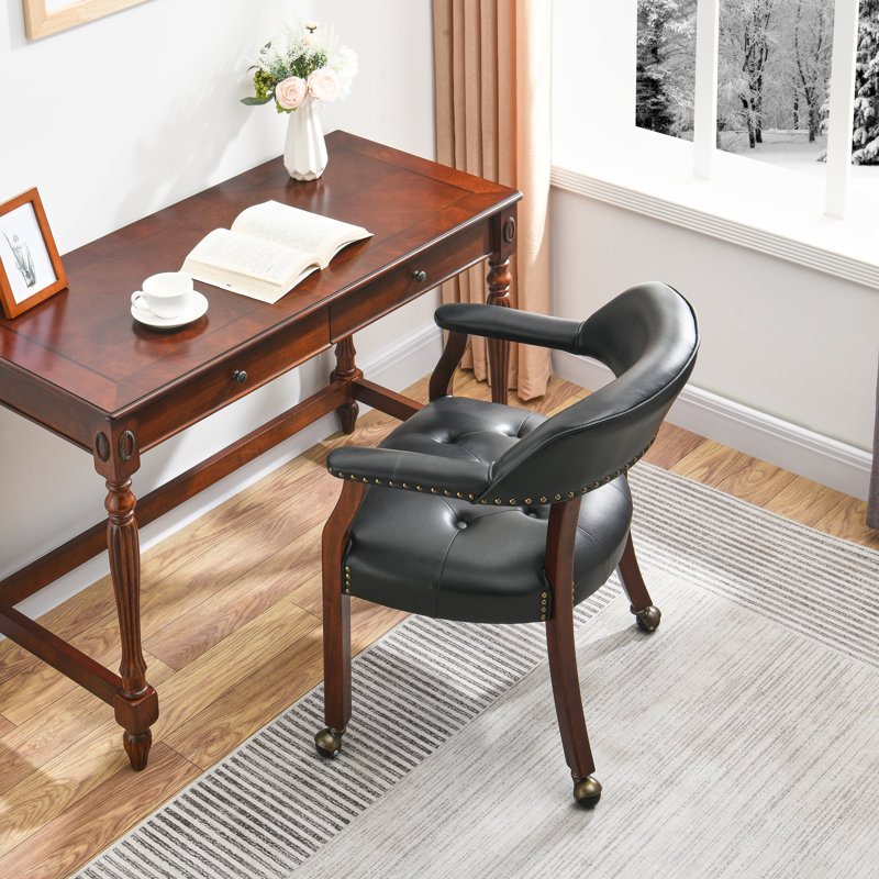 Bentley 35.5cm H Upholstered Armchair, 1, Black