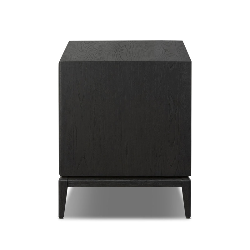 Rosenell Open Nightstand, Black