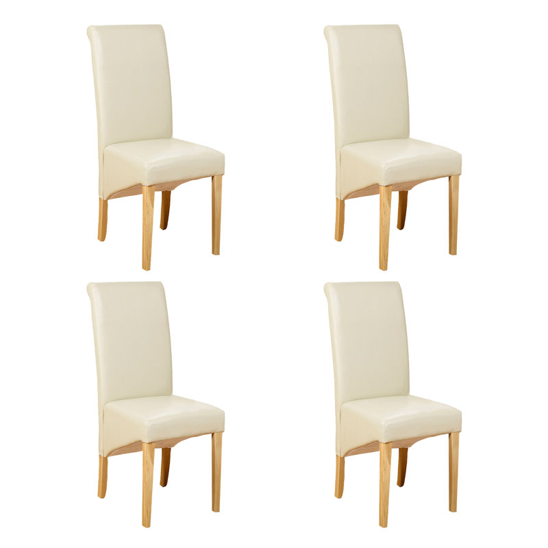 Astin Upholstered Dining Chair, Ivory, 4