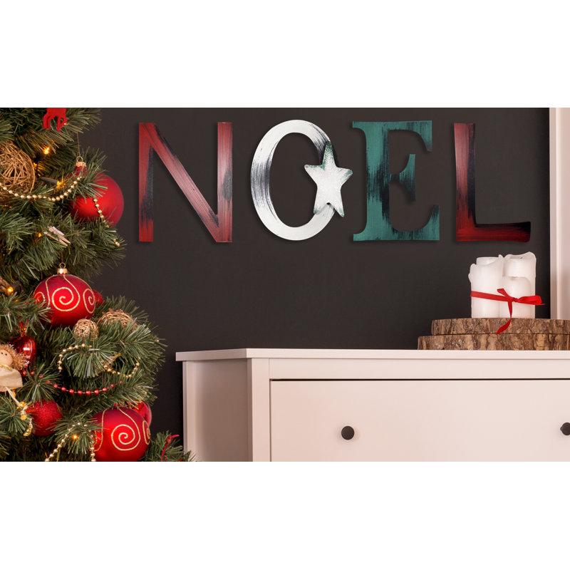 Accent décoratif Noel, Blanc / Rouge / Vert