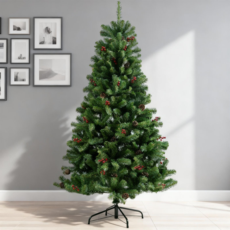 Lighted Artificial Christmas Tree, 5 ft.