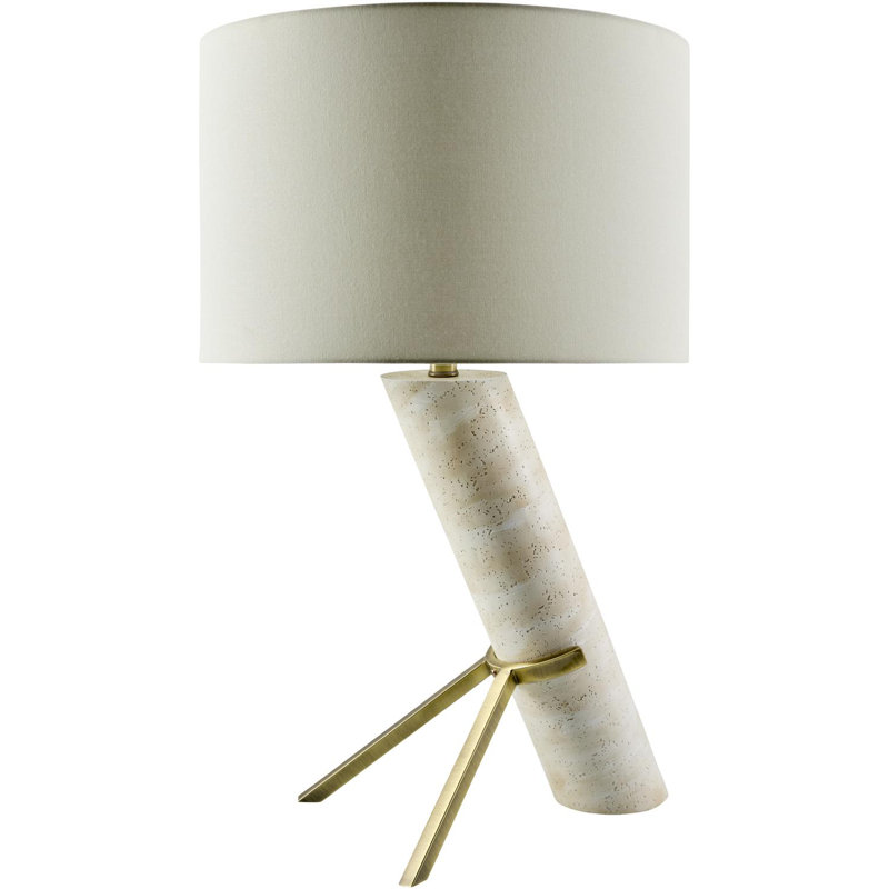 Lampe de table Teina, Gris clair