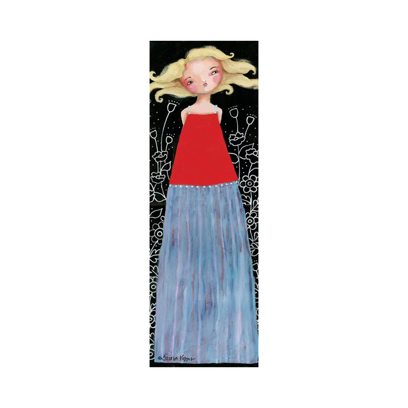 Blondie by Teresa Kogut - Panoramic Painting on Canvas, 121.92cm H x 40.64cm W x 3.81cm D, Wrapped Canvas