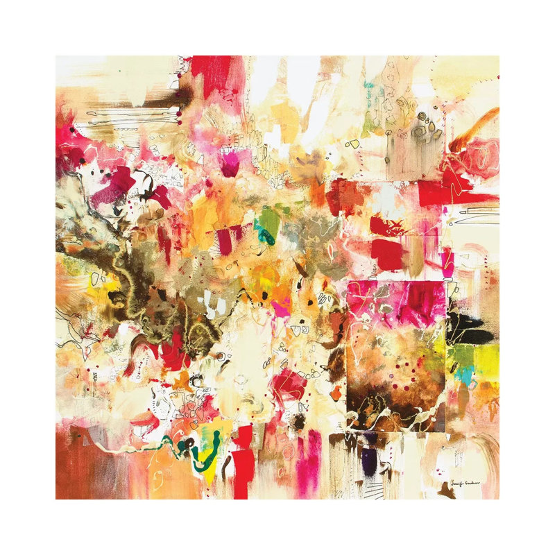 Fiesta II by Jennifer Gardner - Wrapped Canvas Gallery-Wrapped Canvas Giclée, 30.48 cm H x 30.48 cm W