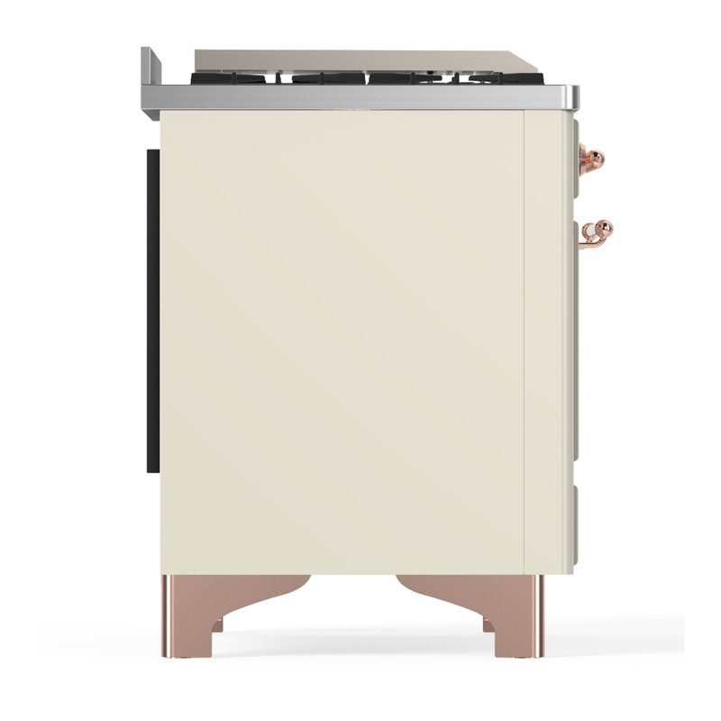 Majestic III Series 36 Inch Dual Fuel Range with 6 Sealed Burners, Griddle, in Emerald Green (Natural Gas, Copper Trim)