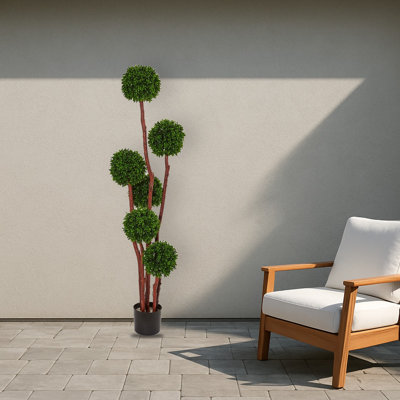 Boxwood Topiary Silk Tree
