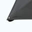Parasol de patio décalé 10 pi, porte-à-faux suspendu, forme carrée, base croisée en aluminium, inclinable, rotation à 360 degrés, gris-173801130