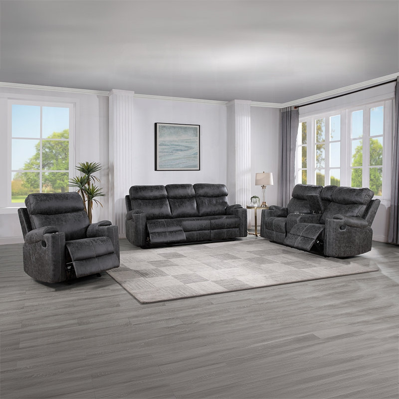 Causeuse en microfibre Hirah