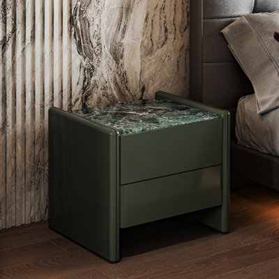Table de chevet en pierre de luxe moderne simple