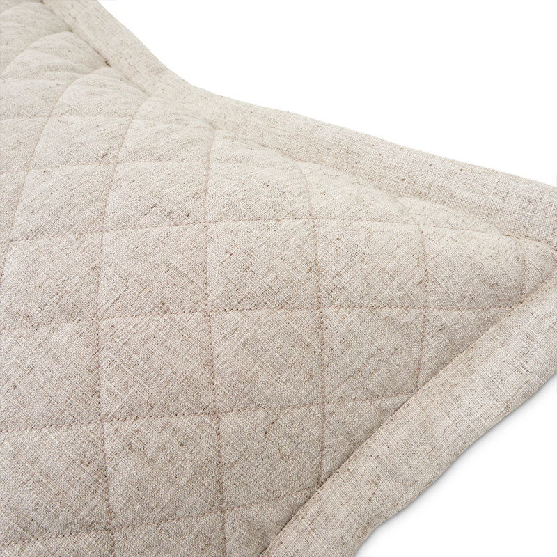 Aragoza Quilt, King Quilt + 3 Euro Shams, Beige