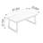 Black walnut rectangular end table