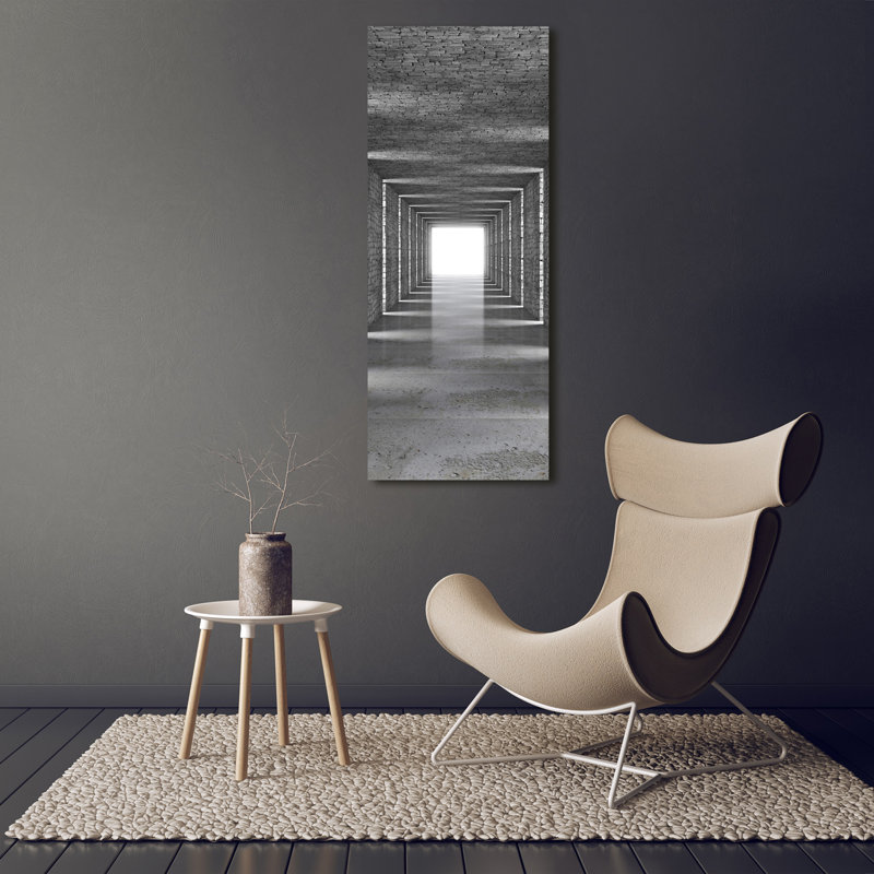 Brick Tunnel - Wrapped Canvas Print