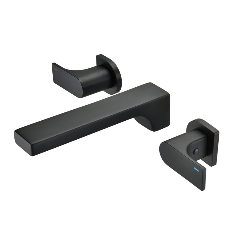 Wall Mounted Optional 2-handle Bathroom Faucet