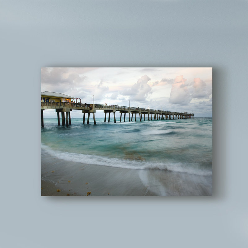 «Slow Motion Ocean I» par Danny Head, reproduction de photo sur toile tendue, H 14 po x l 19 po x P 2 po