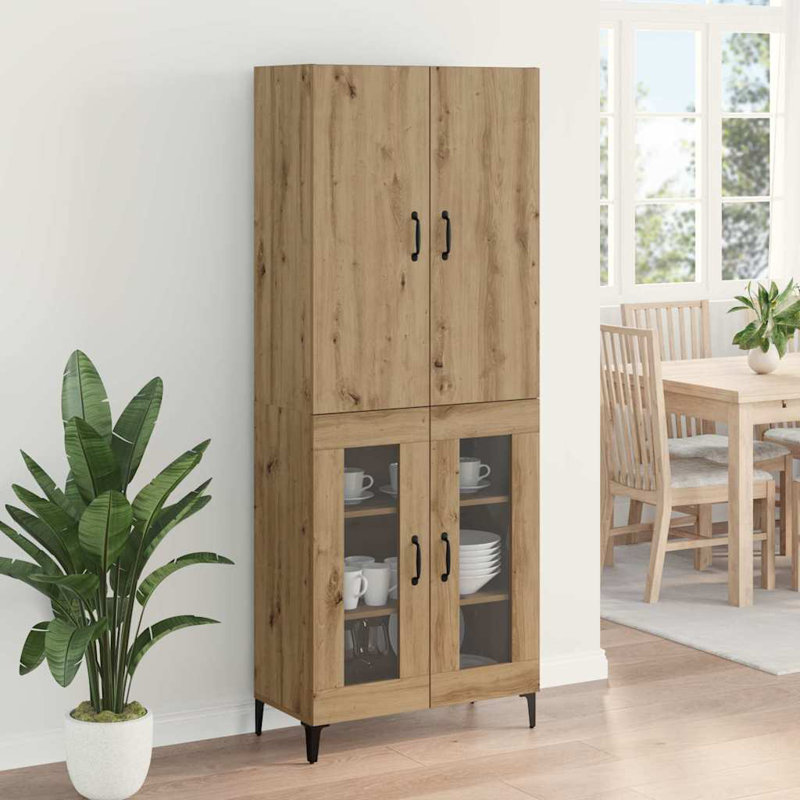  Highboard Artisan Oak 69.5 X 34 X 180 Cm Engineered Wood, Artisan Oak