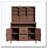 Large Fir Wood Potting Bench,45.3''L Multi-Functional Outdoor Patio Kitchen Island with Hutch-125084819