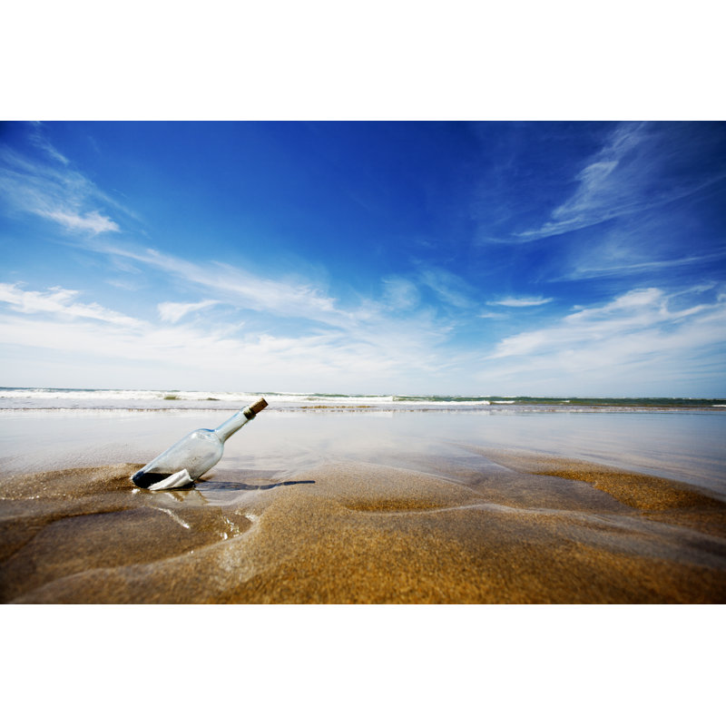Message In A Bottle by Urbancow - Wrapped Canvas Print, 30cm H x 46cm W x 3.8cm D