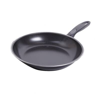 Master Pan Non-Stick Divided Grill/Fry/Oven Meal Skillet, 15, Black