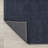 Amdrew Solid Centre Stripe Machine-Washable Navy/Gray Rug-119051735