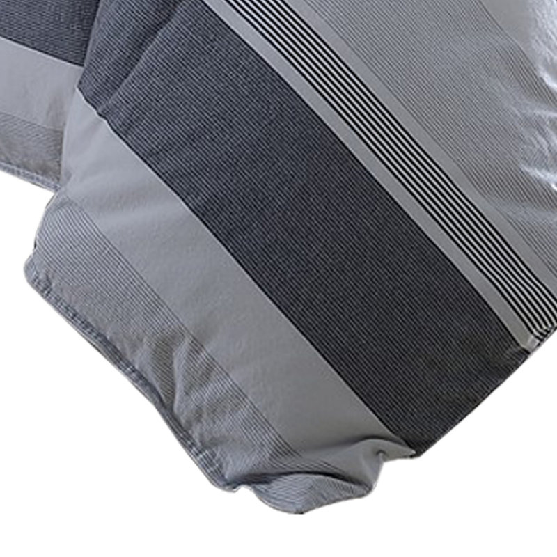 Ensemble d'édredon , Gris / bleu, Édredon pour lit simple + 2 taies décoratives st