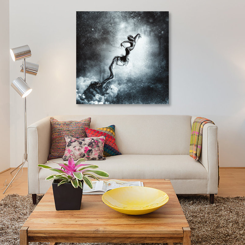 « host », impression sur toile, H 37 po x l 37 po x P 1,5 po, Sans cadre