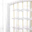 Paravent 3 panneaux pliable, écran d'intimité 5,6 pi, cloison en fibre blanche pour la maison, le bureau, le style et la légèreté