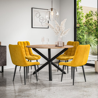 Darcus 4 - Person Dining Set