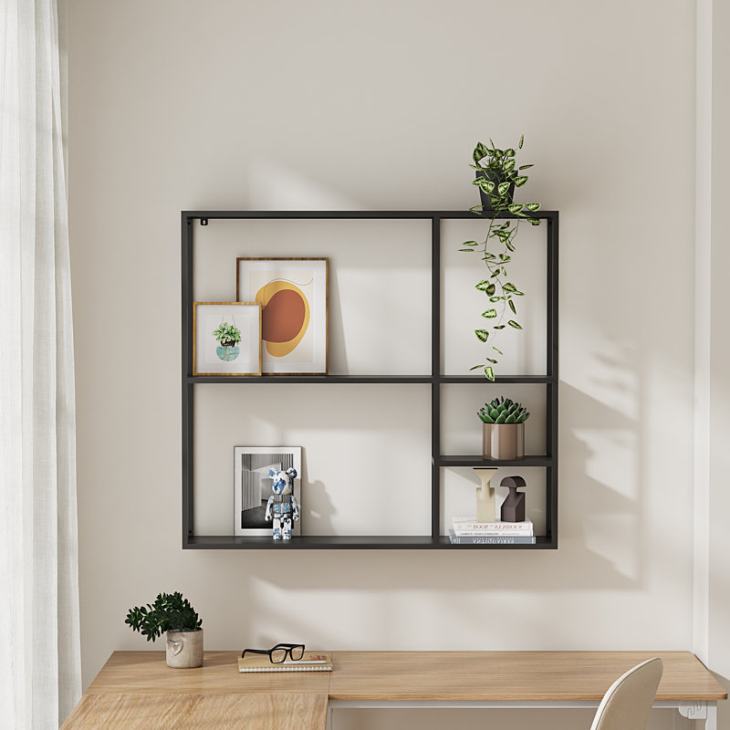 Aaban 3 Piece Metal Floating Shelf