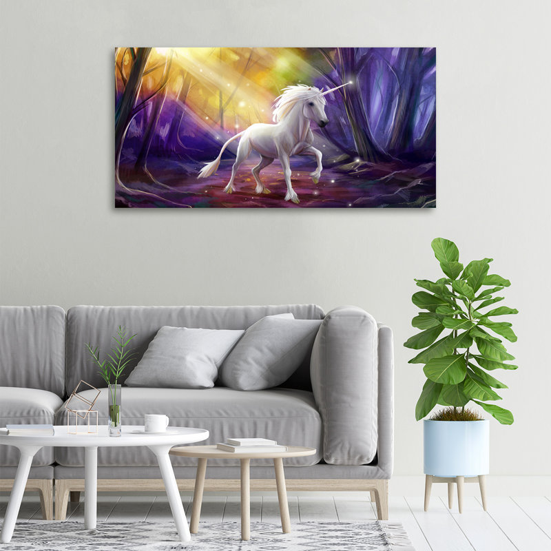 Unicorn - No Frame Print on Canvas