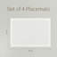 Over&Back 100% Linen Woven Placemats, Set of 4-101293245