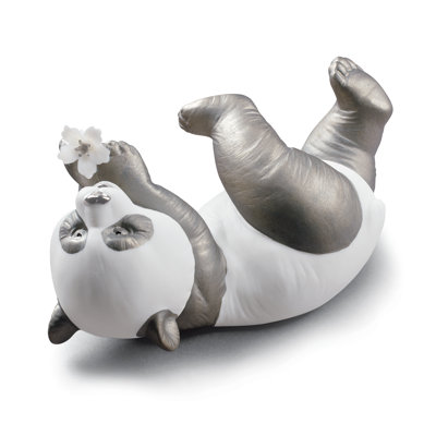 A Joyful Panda Figurine