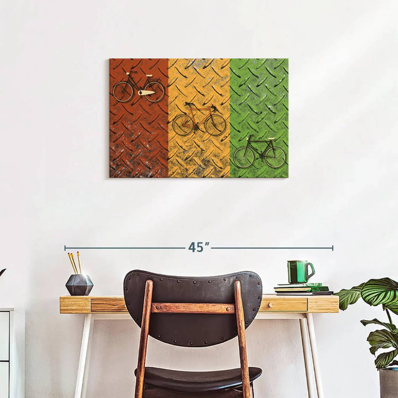 Mehar Bicycle Set, 20" H x 30" W