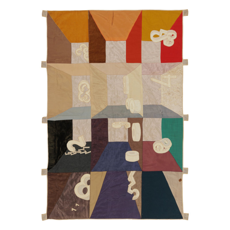 Cotton and Silk Area Rug