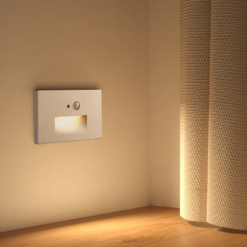 Applique murale en aluminium Kaynin, Blanc mat