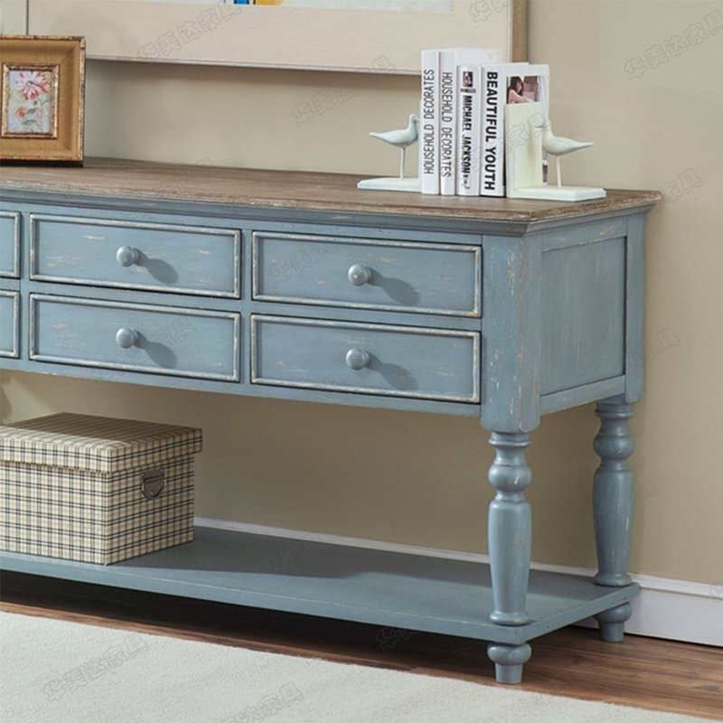 Console rétro pratique, H 30,71 po x l 55,12 po x P 15,75 po