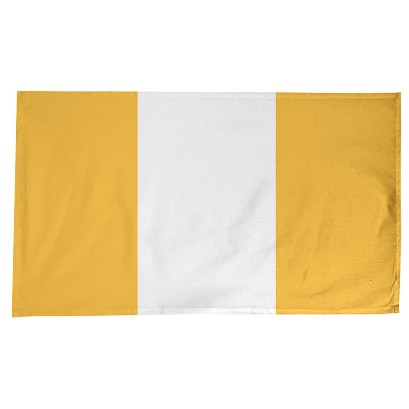 Boston Table Runner, Boston,Yellow/White/Yellow, 102" x 58", Cotton Blend