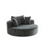 Fauteuil pivotant à 360 degrés Fluffy Chenille