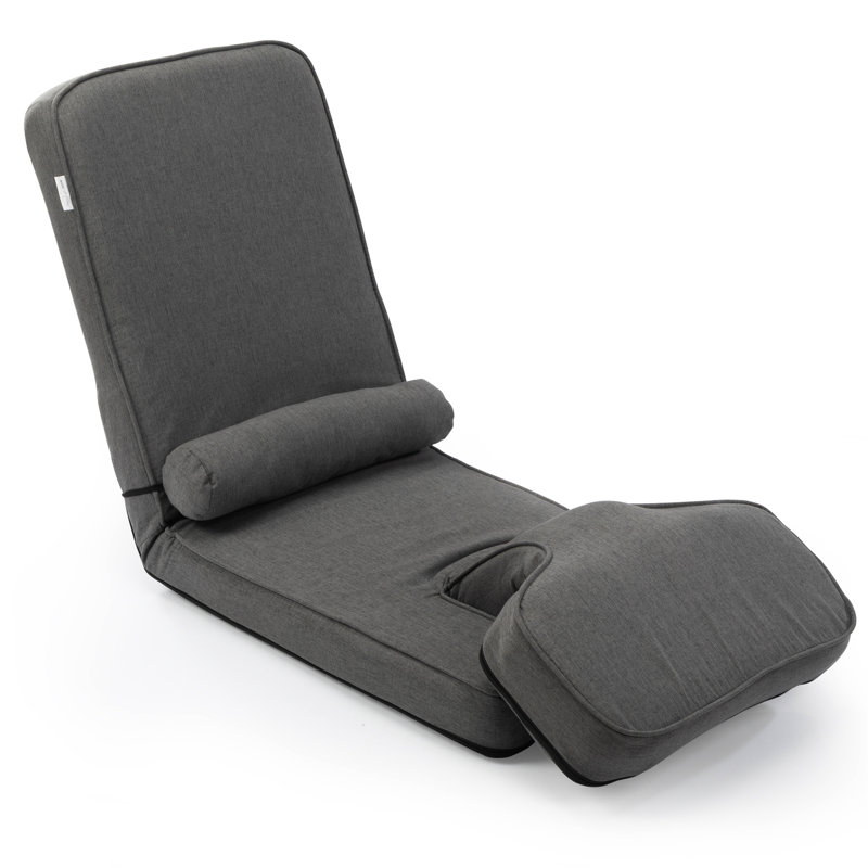 Fauteuil-lit réglable pour 5 personnes, soulagement du mal de dos - Gris appartement multifonctionnel foncé
