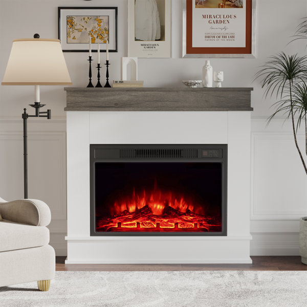 Belfry Heating Adona Belfry Heating 98cm W Electric Fire | Wayfair.co.uk