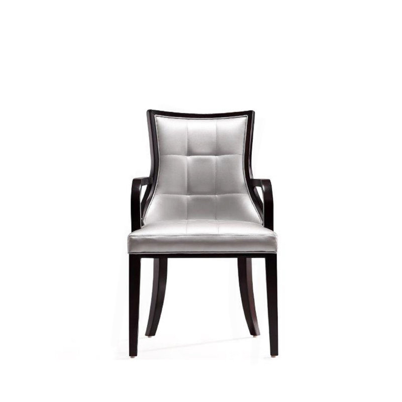 Chaise de salle à manger en argent
