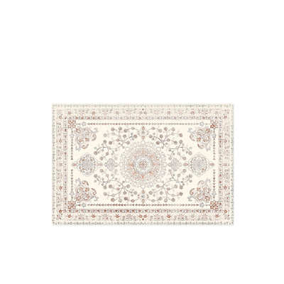 55.12"French-style retro imitation cashmere beige carpet mat