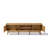 Eric Oak Manufactured Wood 70-Inch Wide Credenza TV Console with Storage