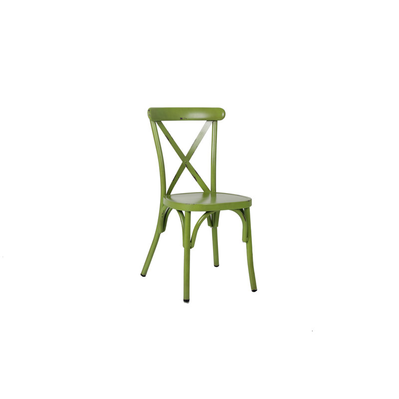 Otterburn 46cm H Stacking Side Chair, Green